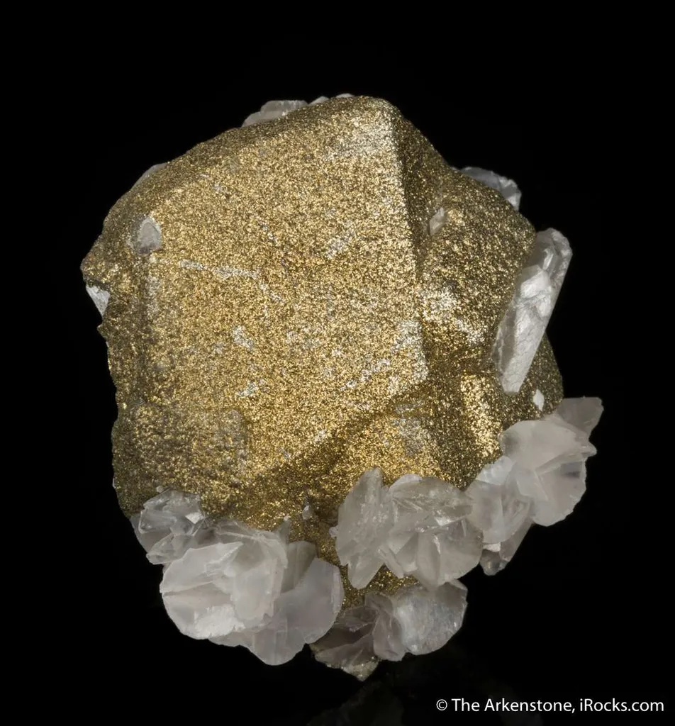 Calcite coated with Pyrite - image 5