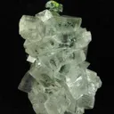 Calcite Coating Mottramite Stalactite - image 2