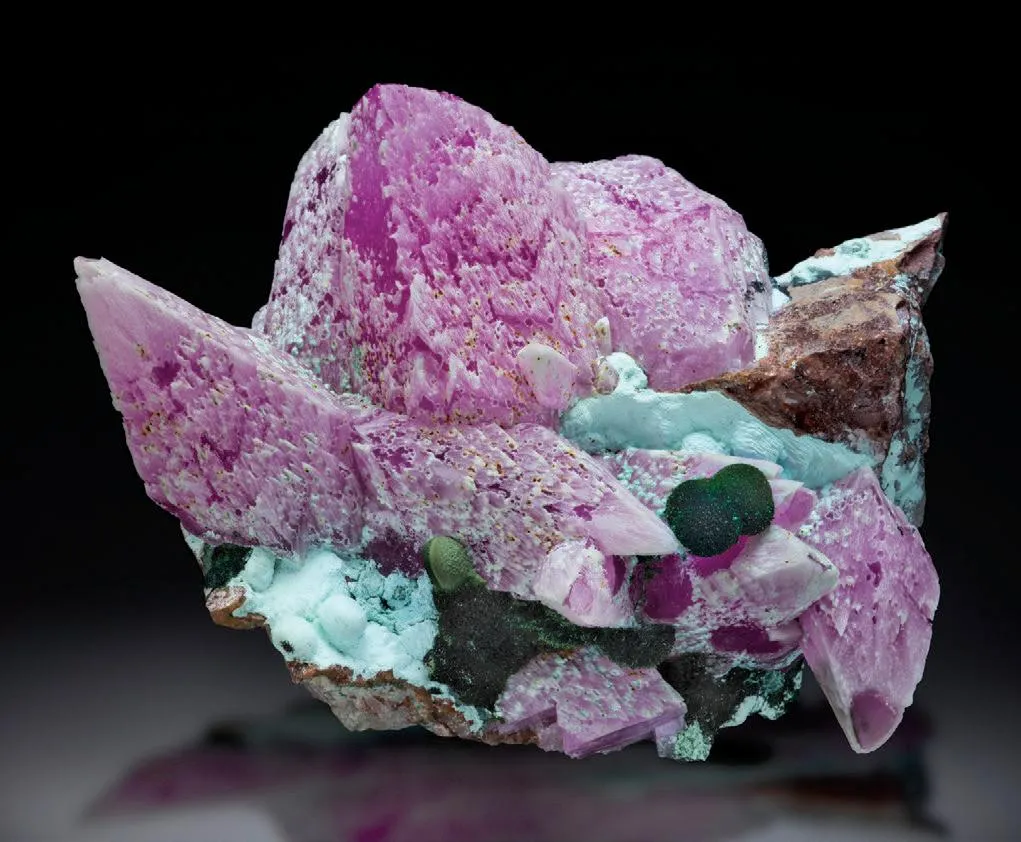 Calcite (Cobalt-rich), Malachite image