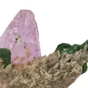 Calcite (Cobaltian) and Malachite - image 4