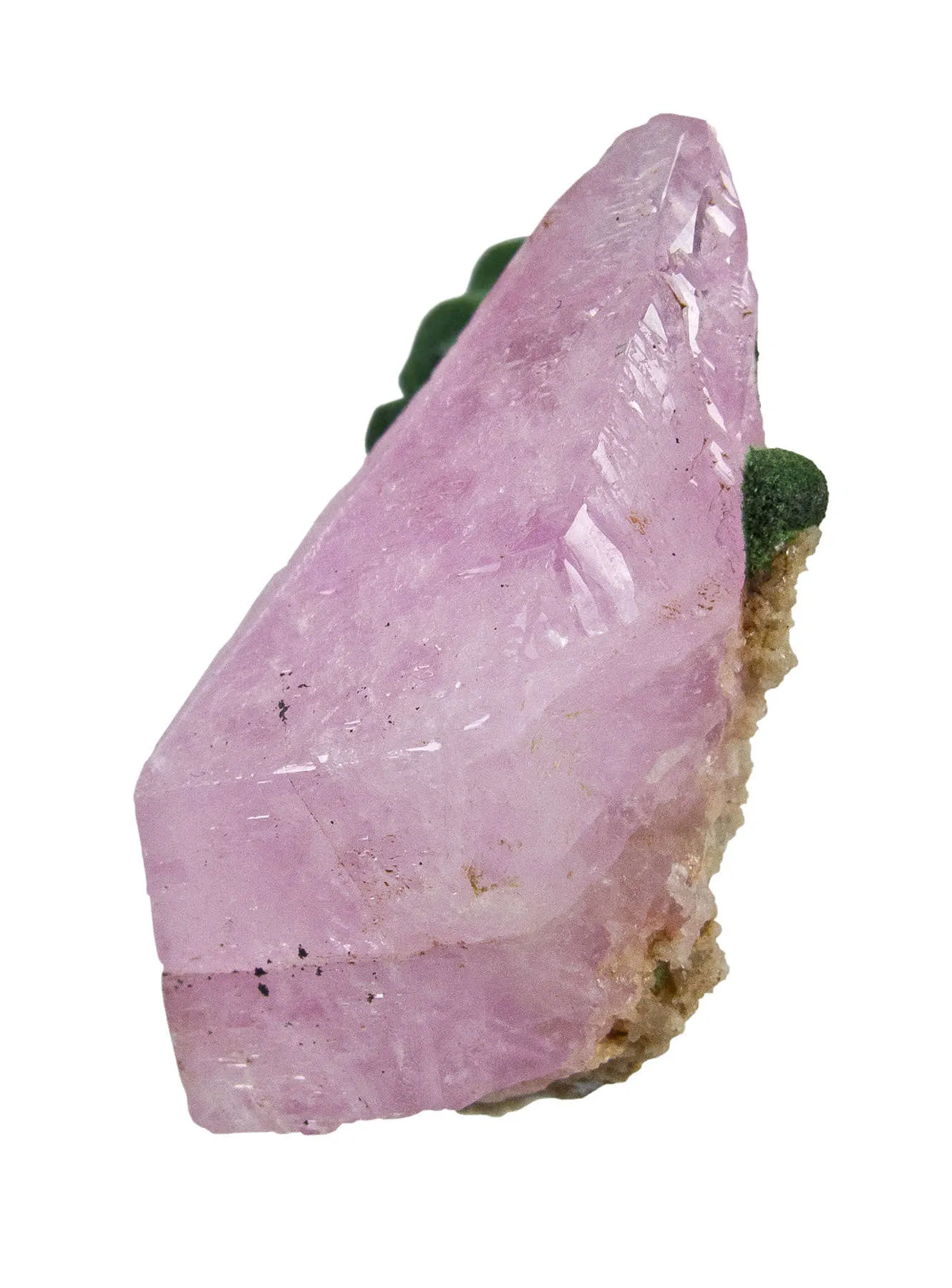 Calcite (Cobaltian) and Malachite - image 3