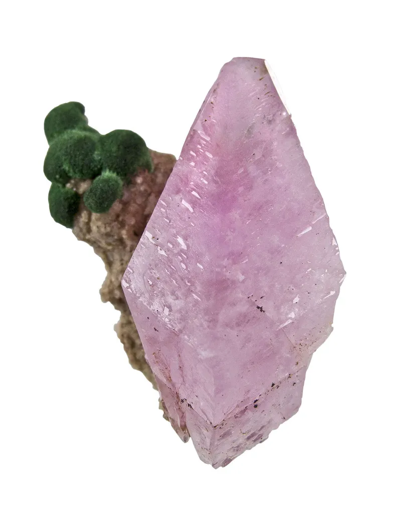 Calcite (Cobaltian) and Malachite image