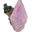 Calcite (Cobaltian) and Malachite - image 1