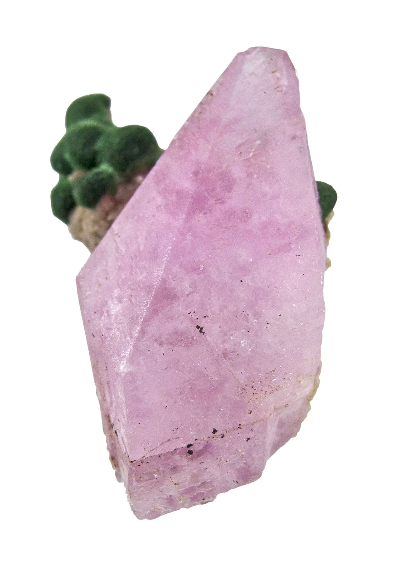 Calcite (Cobaltian) and Malachite - image 2