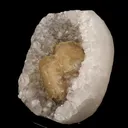 Calcite Crystals on Sparkling MM Quartz Stalactite Natural Mineral Specimen - image 2