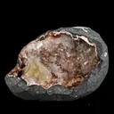 Calcite Cube in Stilbite geode Natural Mineral Specimen - image 1