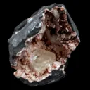 Calcite Cube Inside Heulandite Geode Natural Mineral Specimen - image 2