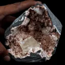 Calcite Cube Inside Heulandite Geode Natural Mineral Specimen - image 4