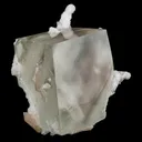 Calcite Cube with Chalcedony Corals Natural Mineral Specimen - image 3