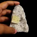 Calcite Cube with Heulandite free standing Natural Mineral Specimen - image 4