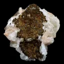 Calcite Cube with Stilbite, MM Quartz Natural Mineral Specimen - image 5