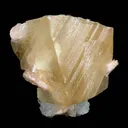 Calcite Cube with Stilbite, MM Quartz Natural Mineral Specimen - image 2
