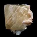 Calcite Cube with Stilbite, MM Quartz Natural Mineral Specimen - image 3