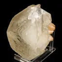 Calcite Cube with Stilbite Natural Mineral Specimen - image 3
