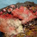 Calcite, Cuprite (Var: Chalcotrichite), Copper - image 2