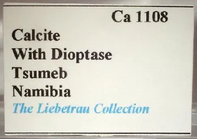 Calcite, Dioptase - image 2