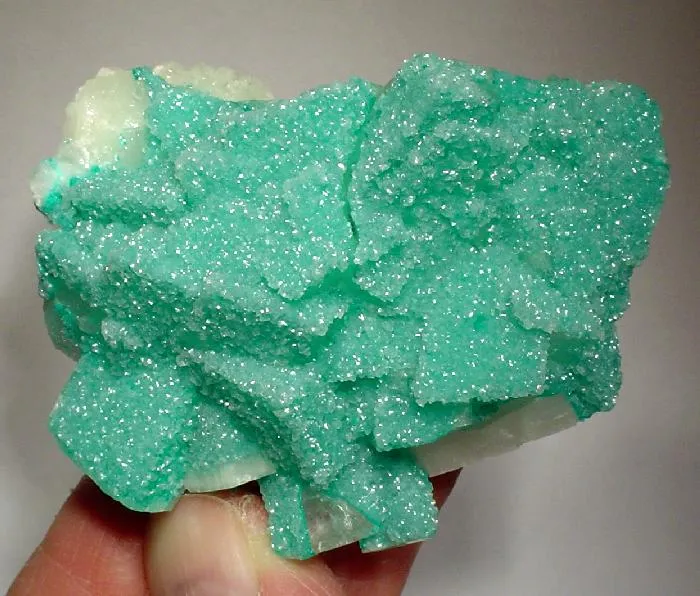 Calcite, Dioptase image