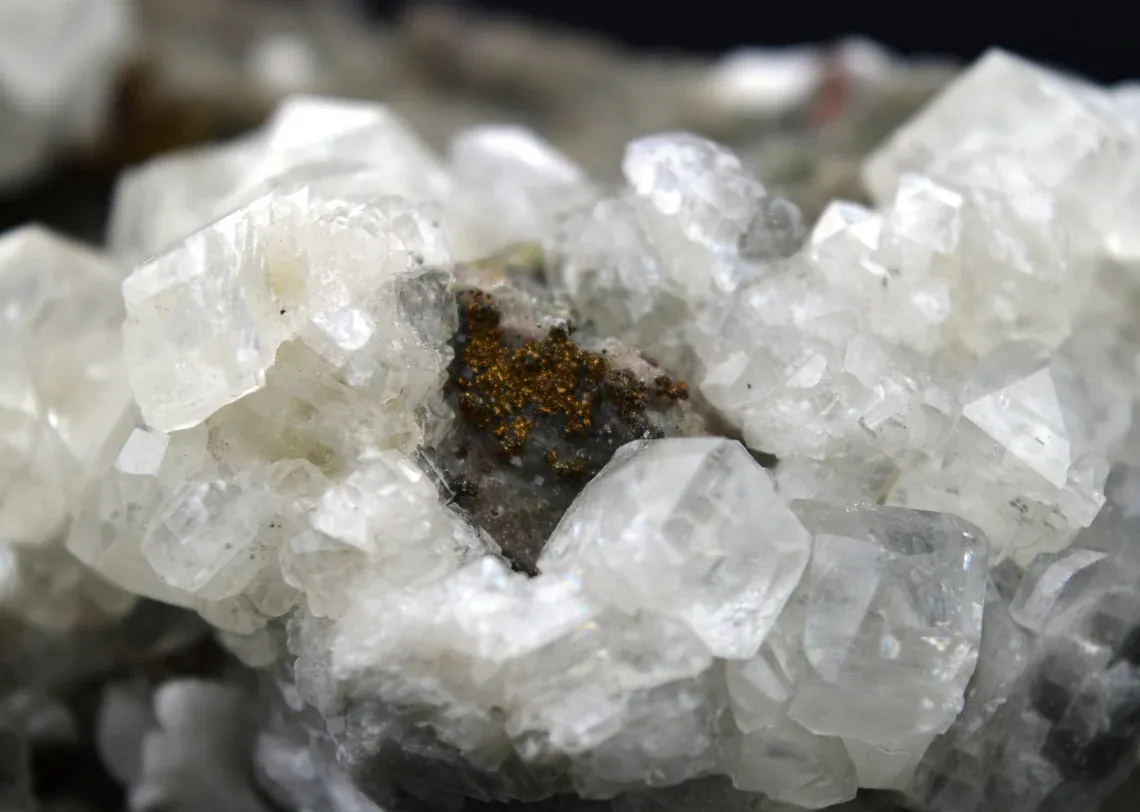 Calcite Dolomite Chalcopyrite - 1128 grams - Moscona, Asturias, Spain - image 2