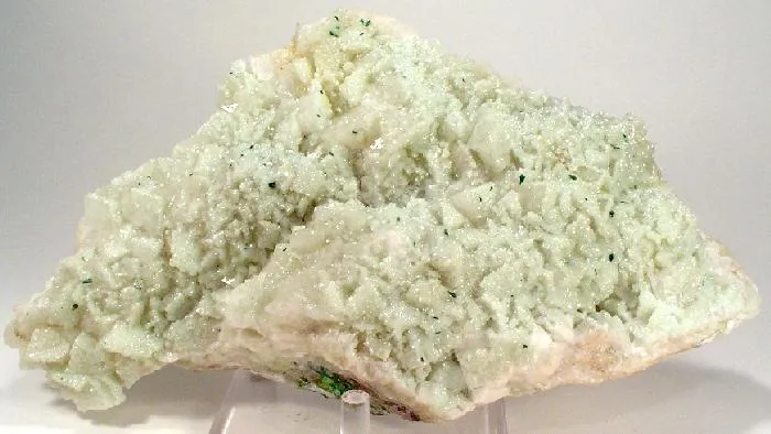 Calcite, Dolomite (Var: Zincian Dolomite), Malachite image