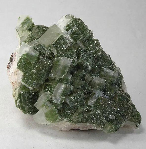 Calcite, Duftite - image 1