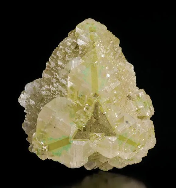 Calcite, Duftite, Dioptase image