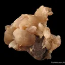 Calcite (fl) on Fluorite - image 6