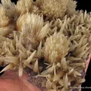 Calcite (fl) on Fluorite - image 4