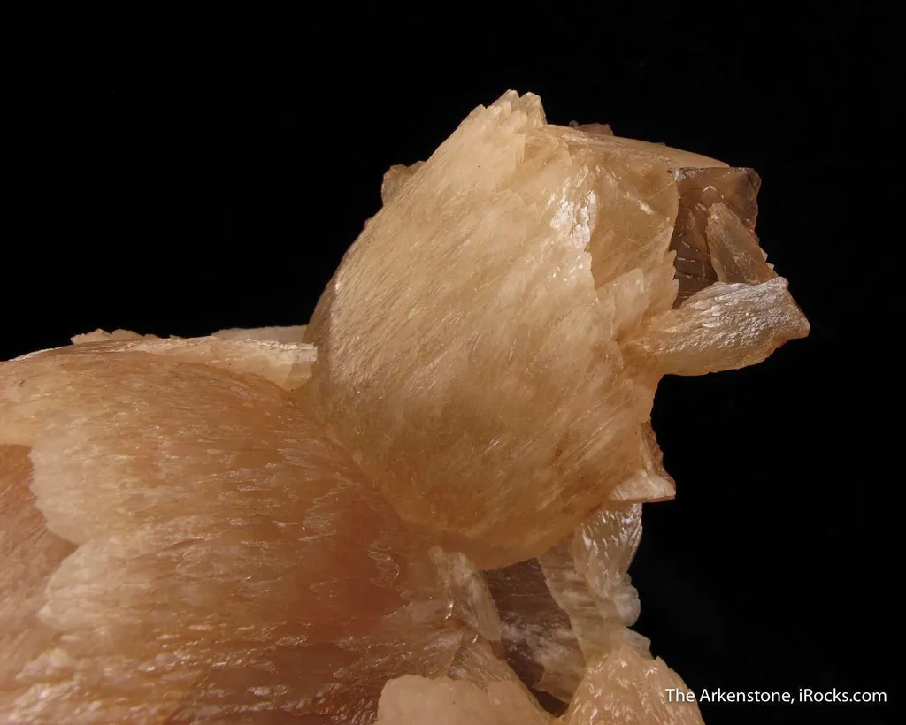 Calcite (fl) on Fluorite - image 5