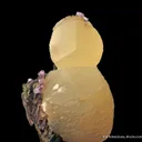 Calcite (fl) with Fluorite and Sphalerite - image 5