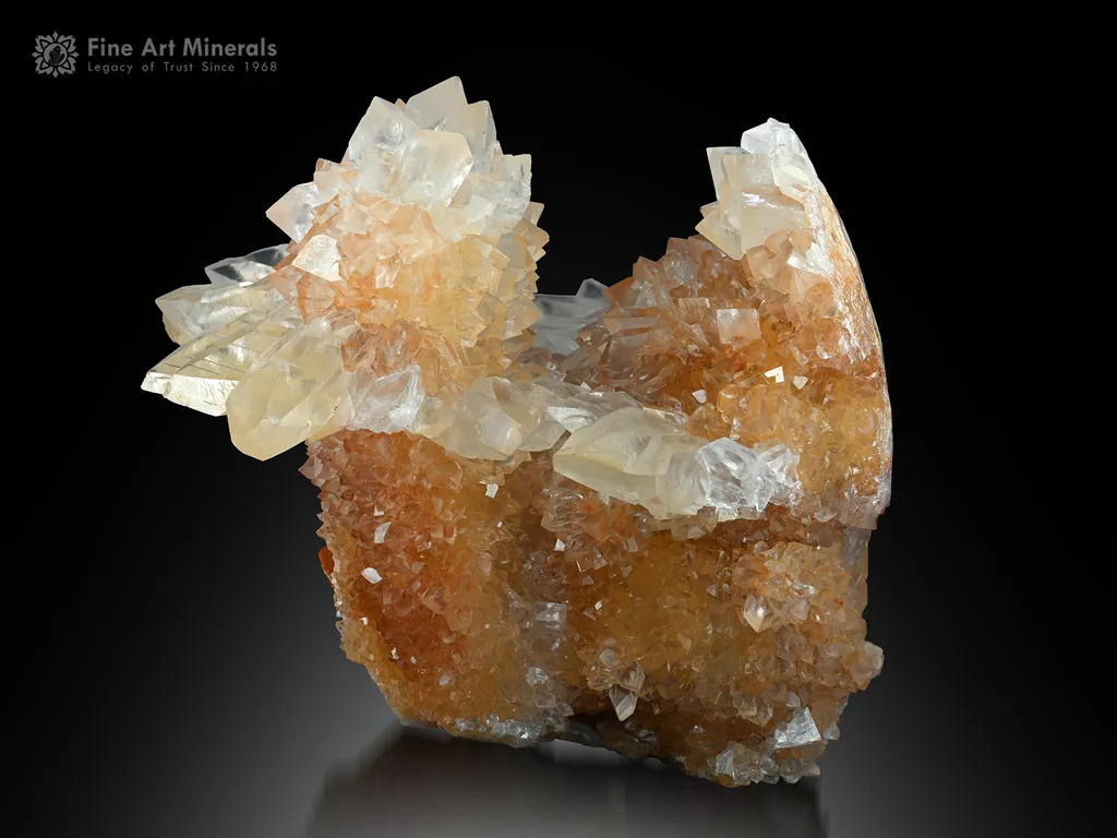 Calcite Flower on Matrix from China image