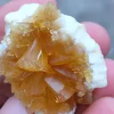 Calcite Flower on Okenite Matrix - image 7