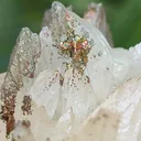 Calcite Flower with Chalcopyrite with Karur Amethyst Crystal - image 5