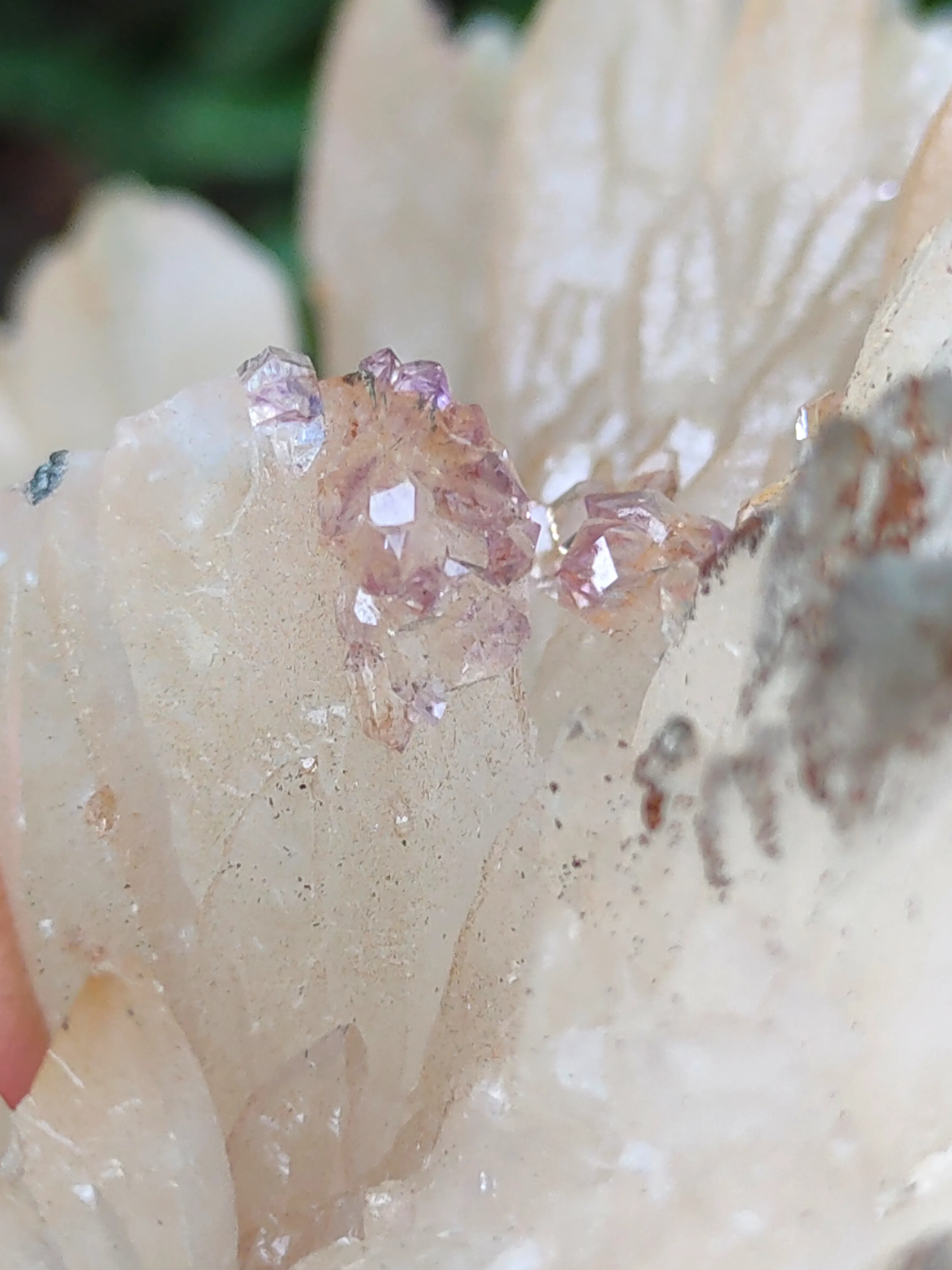 Calcite Flower with Chalcopyrite with Karur Amethyst Crystal - image 8