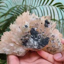 Calcite Flower with Chalcopyrite with Karur Amethyst Crystal - image 4