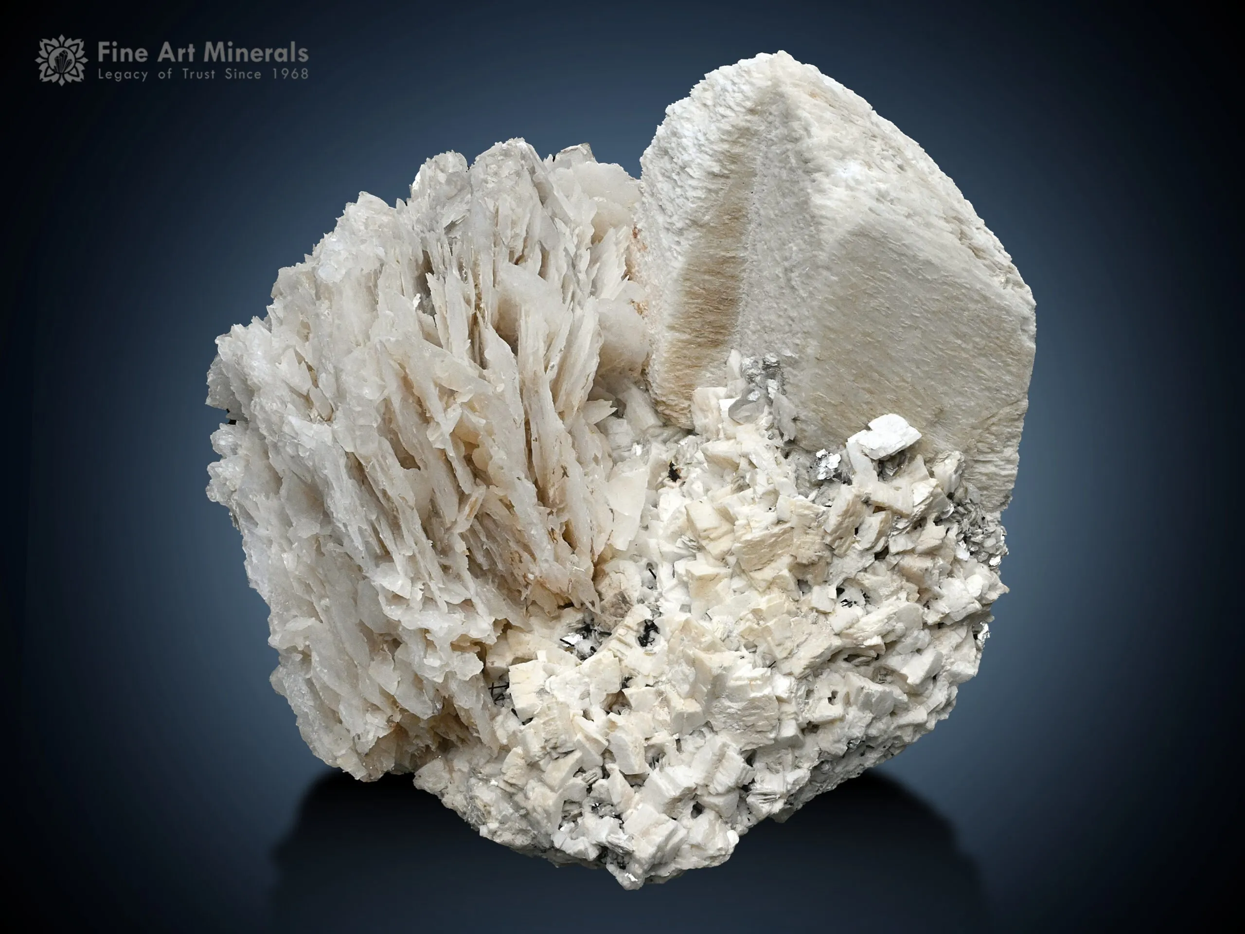 Calcite Flower with Feldspar from Skardu Pakistan - image 3