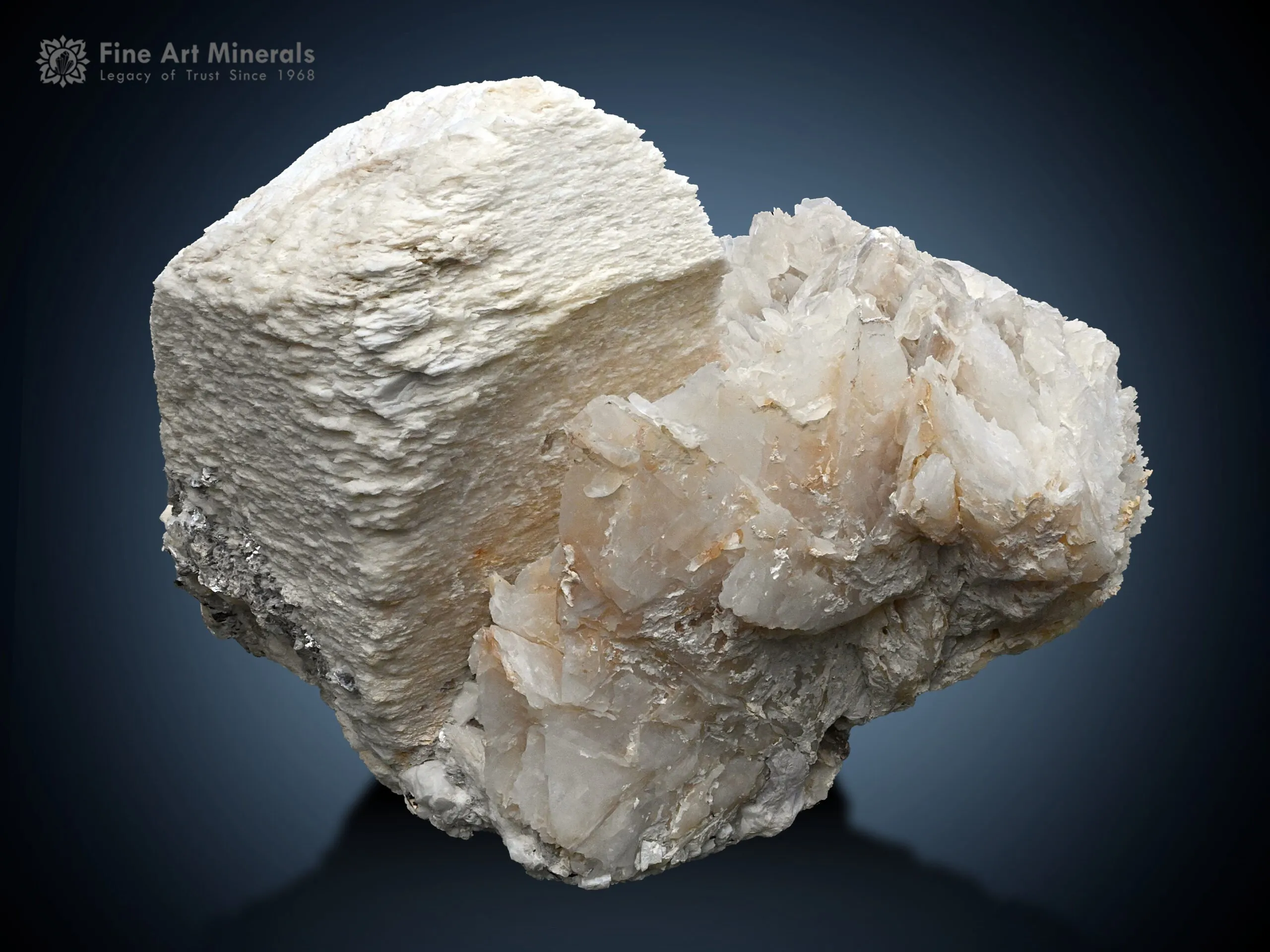 Calcite Flower with Feldspar from Skardu Pakistan - image 1