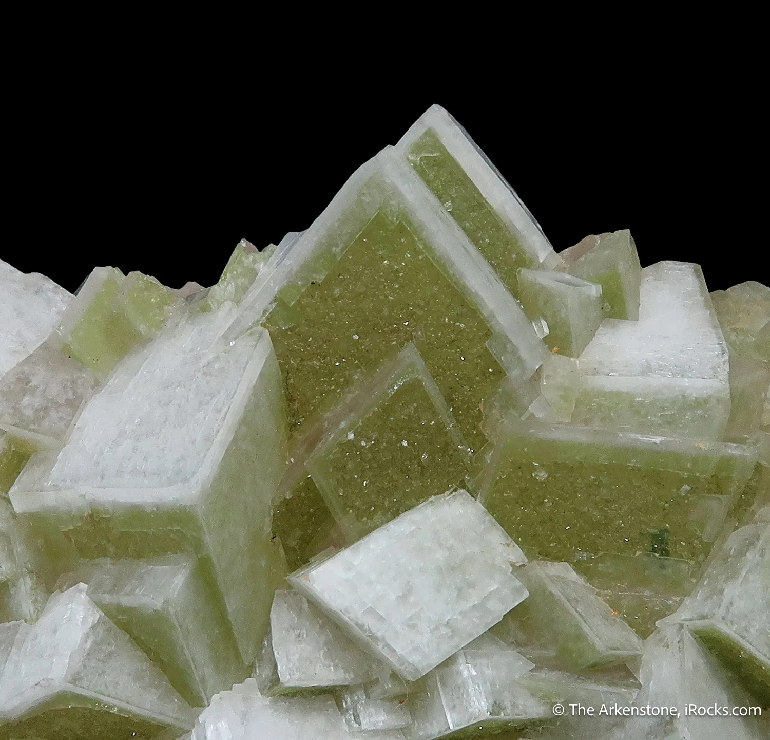 Calcite (Fluorescent) with Duftite - image 3