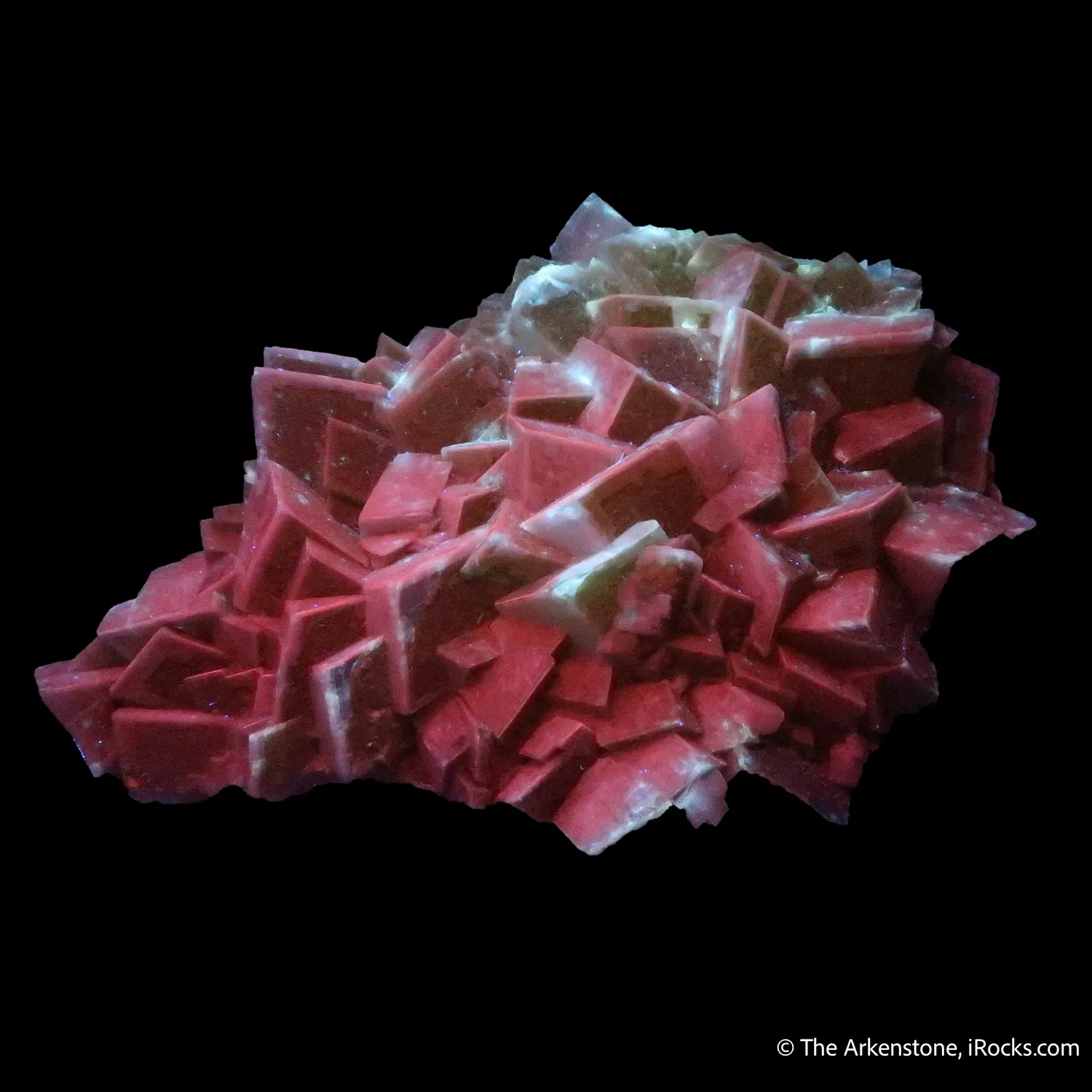 Calcite (Fluorescent) with Duftite - image 5