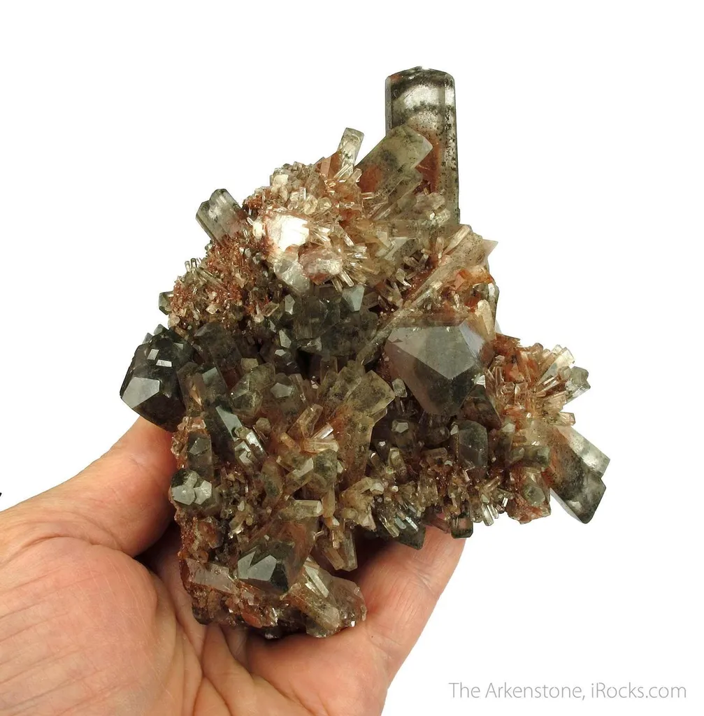 Calcite (fluorescent) with Hematite - image 6