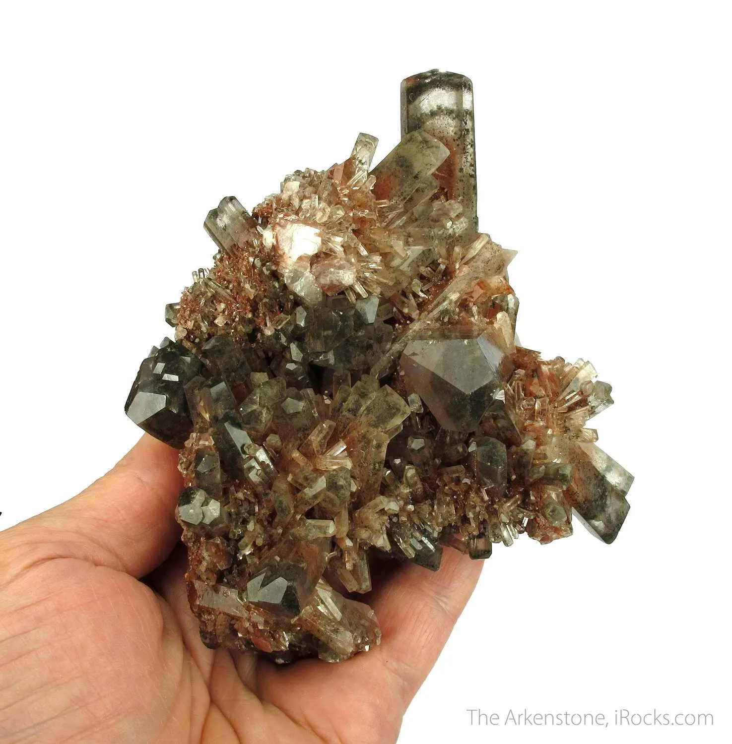 Calcite (fluorescent) with Hematite - image 6