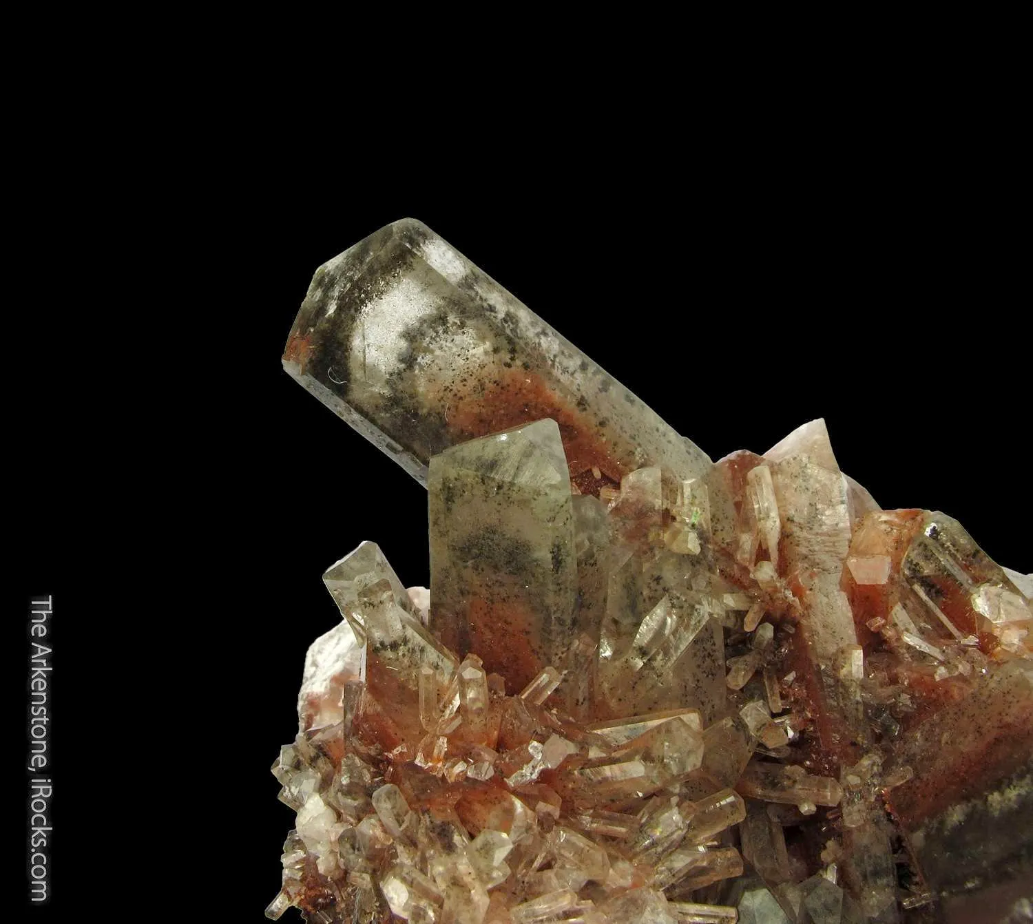 Calcite (fluorescent) with Hematite - image 2