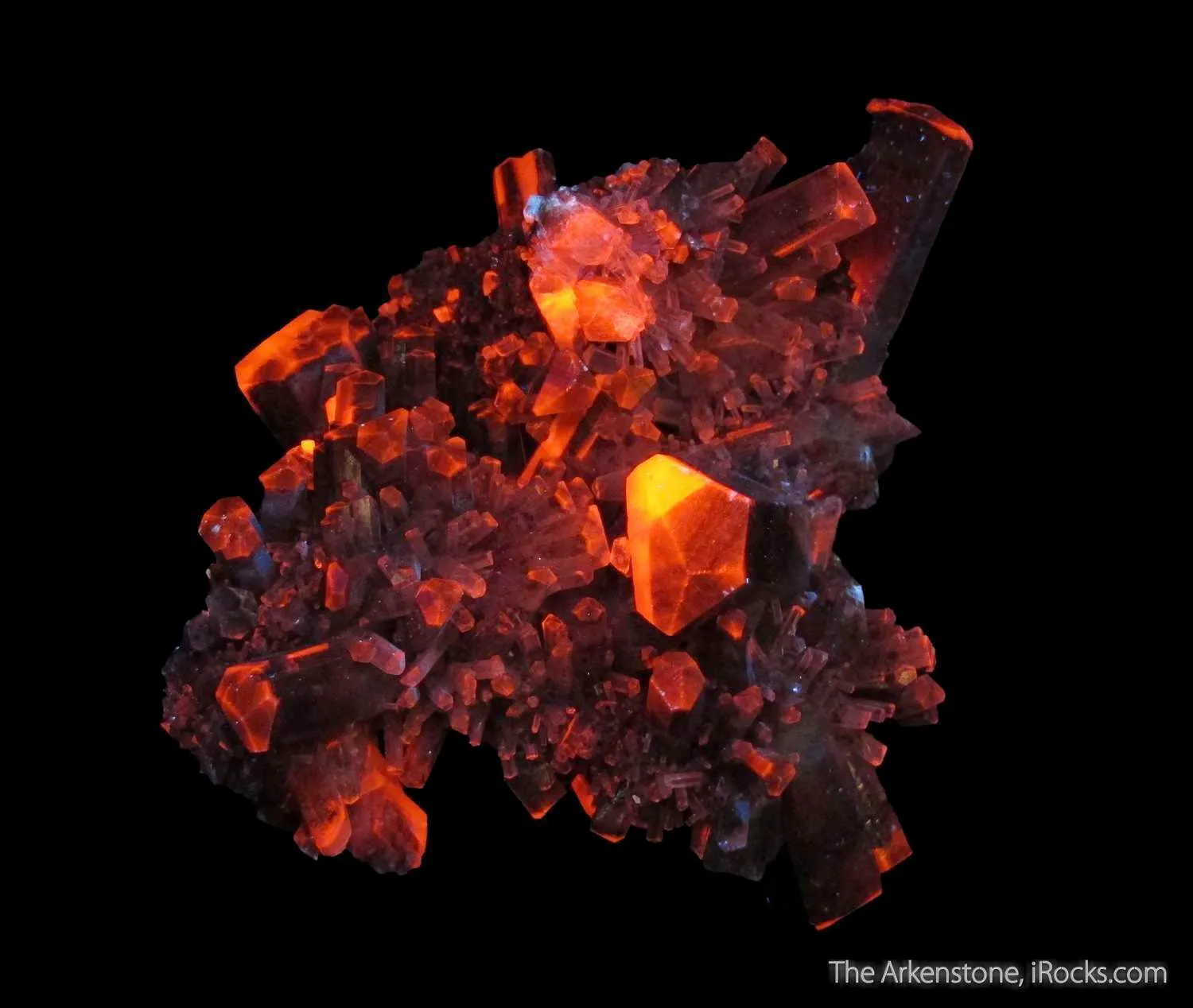 Calcite (fluorescent) with Hematite - image 7