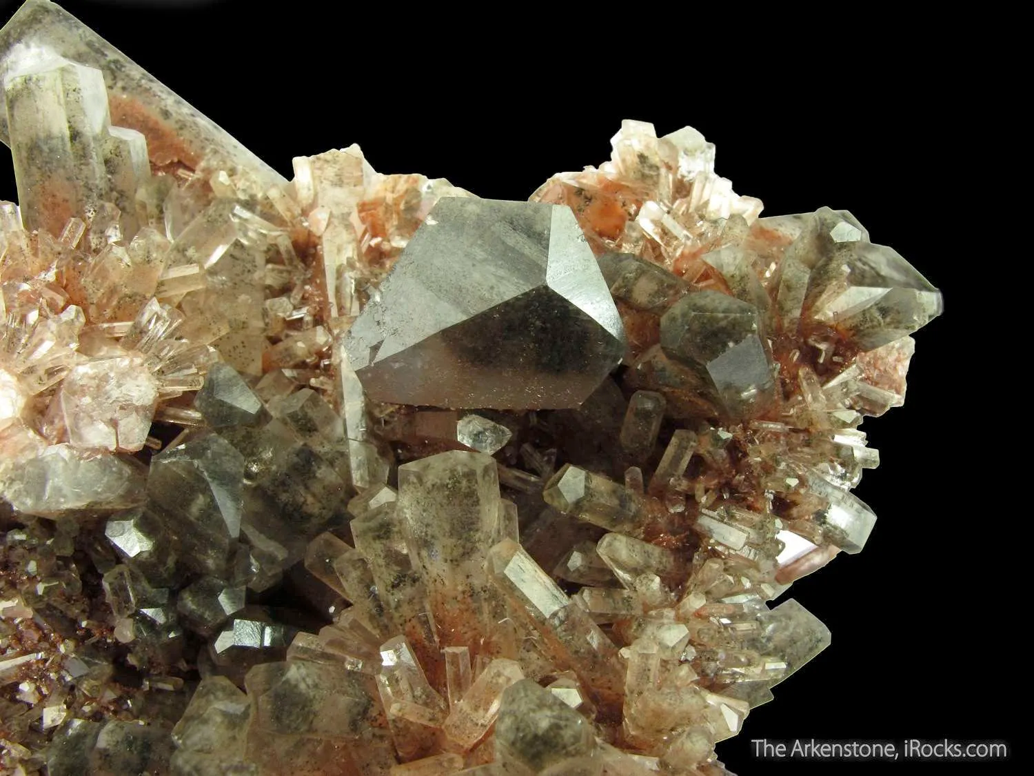 Calcite (fluorescent) with Hematite - image 5