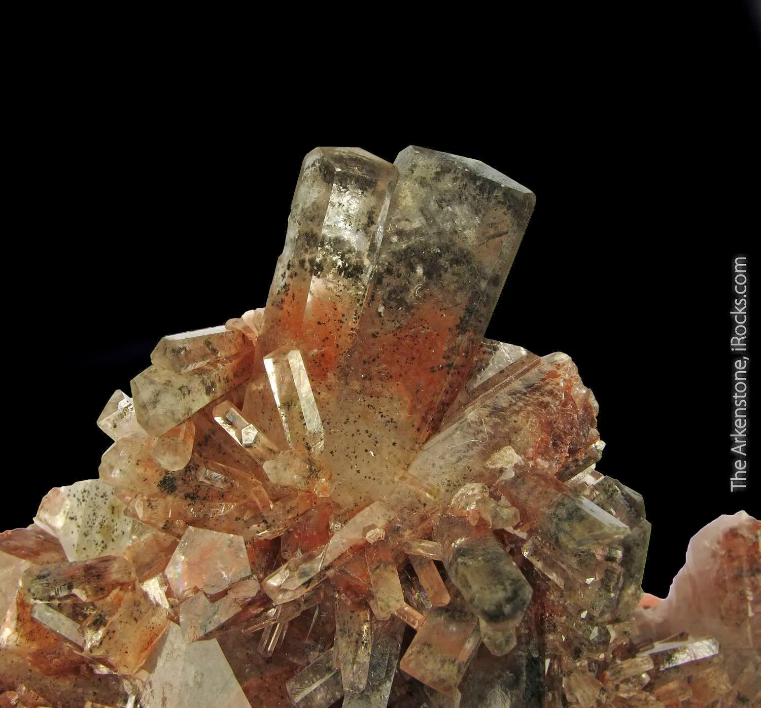 Calcite (fluorescent) with Hematite - image 3