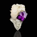 Calcite, Fluorite, Pyrite from China, Hunan, Chenzhou, Yizhang Co., Yaogangxian W-Sn ore field, Yaog - image 1