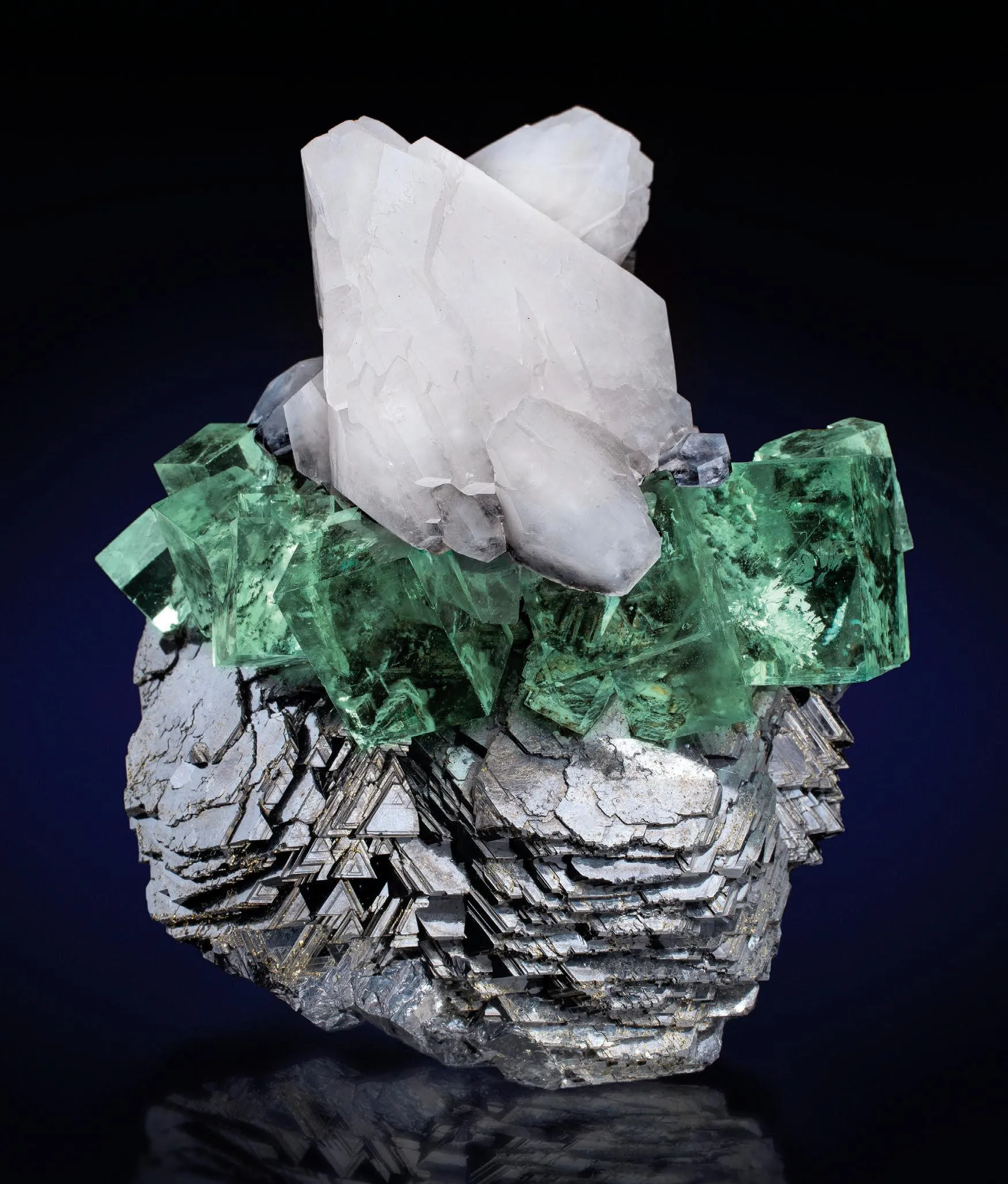 Calcite, Fluorite, Pyrrhotite, Sphalerite - image 1