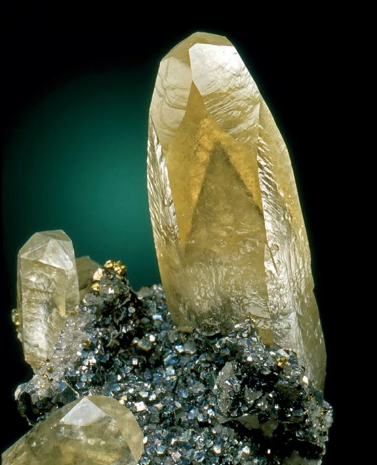 Calcite, Galena image