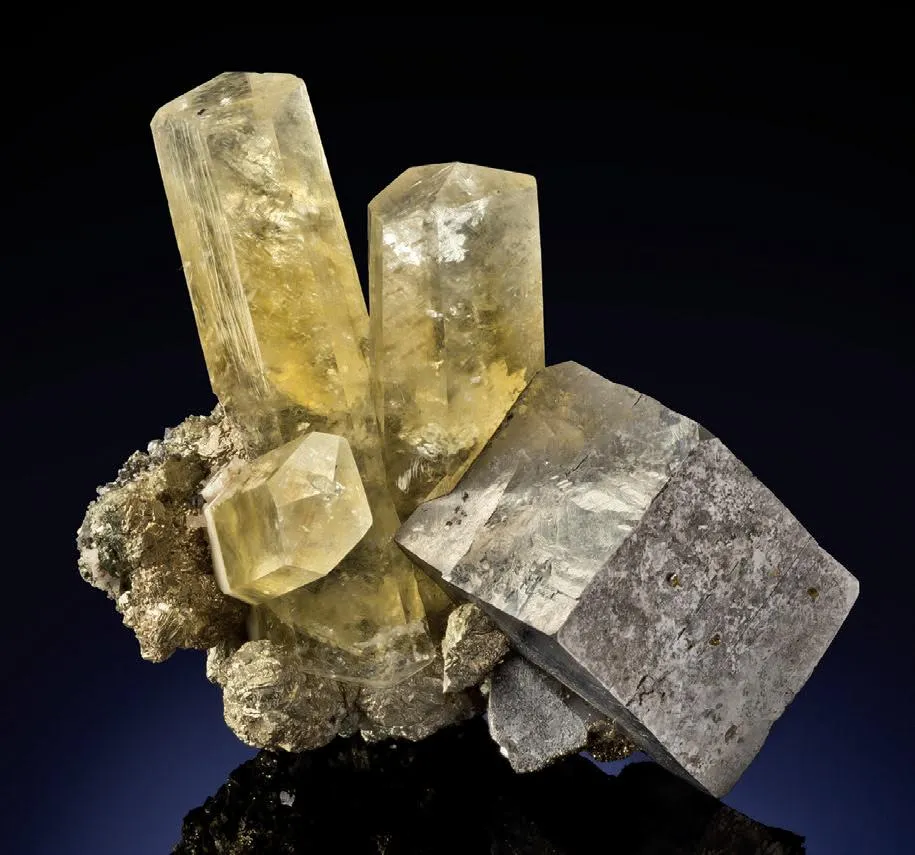 Calcite, Galena image