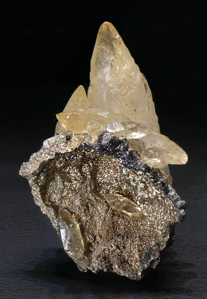 Calcite, Galena image
