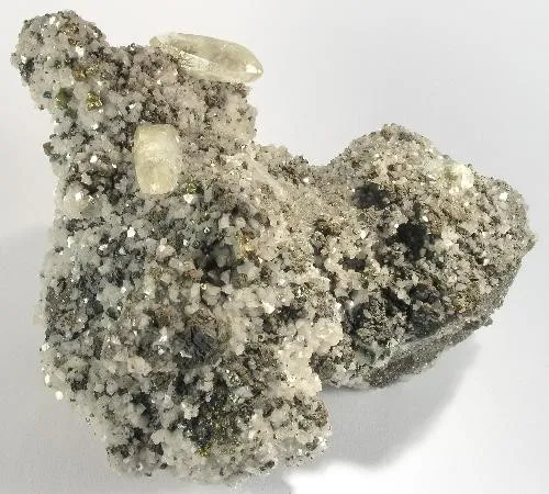 Calcite, Galena, Chalcopyrite image